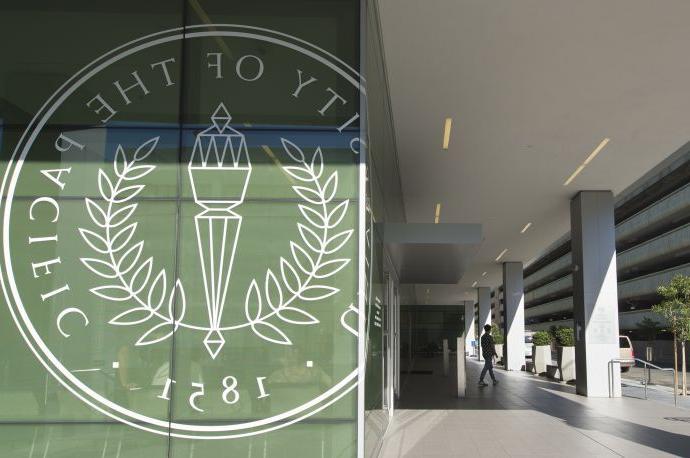 the university of the pacific seal on the san francisco campus